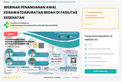 Poster Penanganan Awal Kegawatdaruratan Bedah di Fasilitas Kesehatan