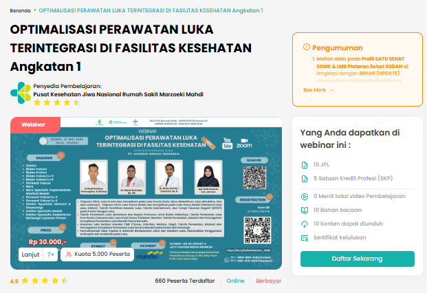 Poster Optimalisasi Perawatan Luka di Fasilitas Kesehatan