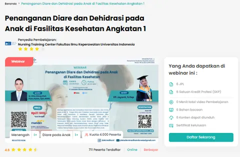 Poster Penanganan Diare dan Dehidrasi Pada Anak di Fasilitas Kesehatan